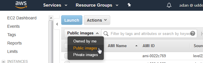 aws-ec2-public-images